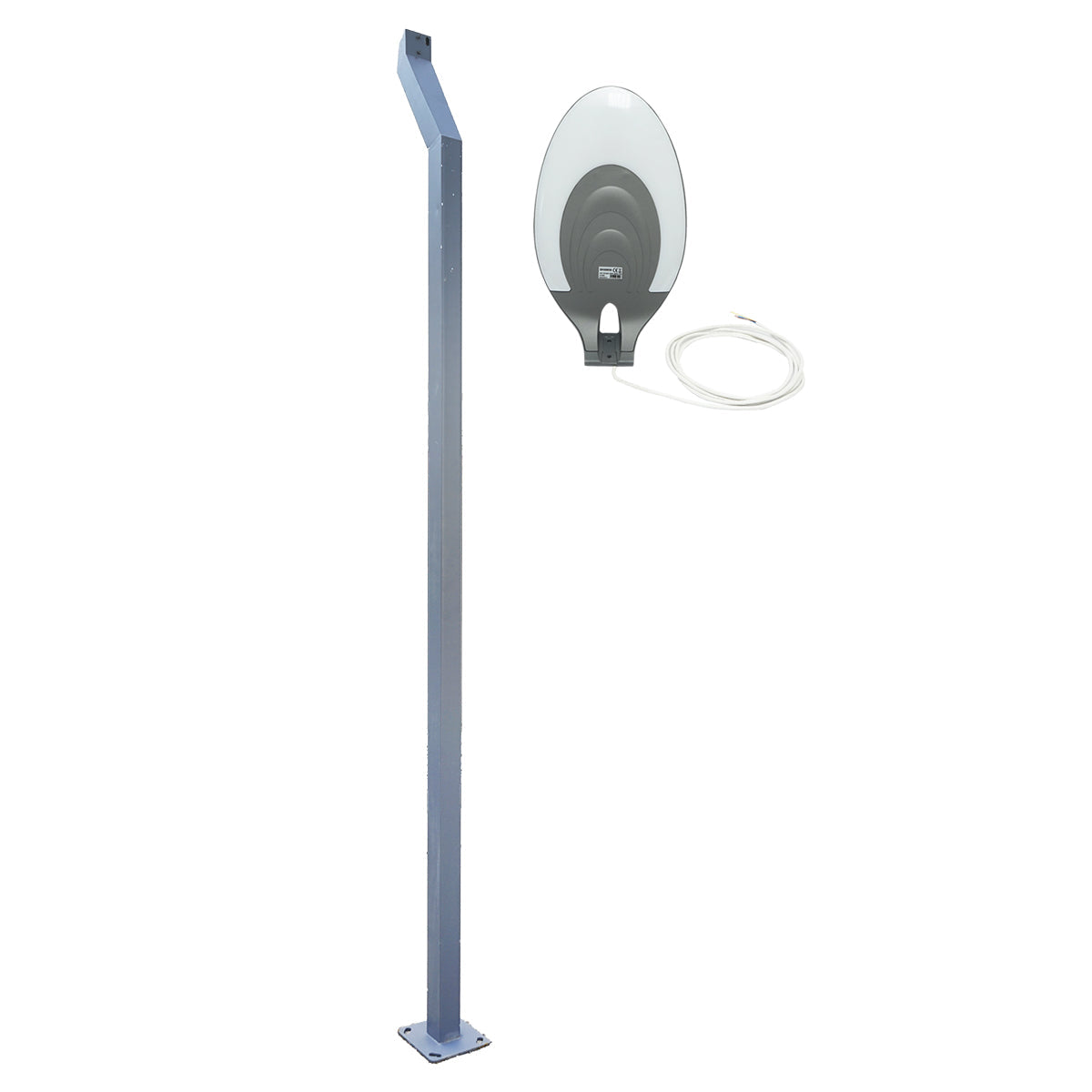 Lampada per illuminazione stradale a LED 40W, 220V, IP65, 5000K, altezza palo 3,5m