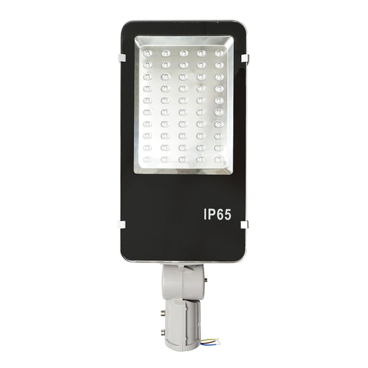 Lampada per illuminazione stradale a LED 50W, 220V, IP67, luce fredda 6500K con attacco a palo e angolo regolabile