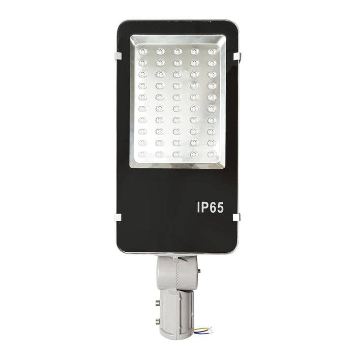 Lampada per illuminazione stradale a LED 50W, 220V, IP67, luce fredda 6500K con attacco a palo e angolo regolabile