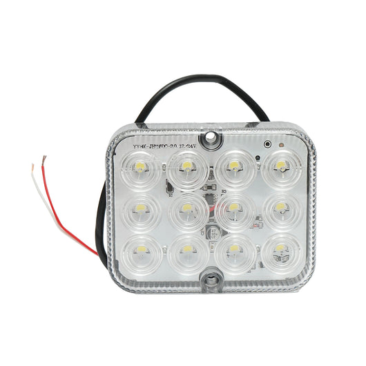 Lampada posteriore con 12 LED, 2.4W, 12/24V, Breckner Germany.