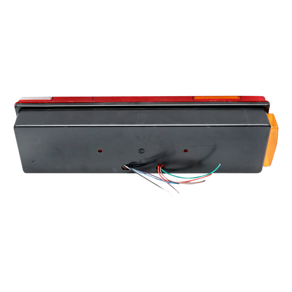 Lampada posteriore destra con 7 funzioni e dispersore striato, 480x113x90 mm, per DAF, MB Atego, Breckner Germany, codice OEM 1522386, 4.62376, A0035445303, A0035445703