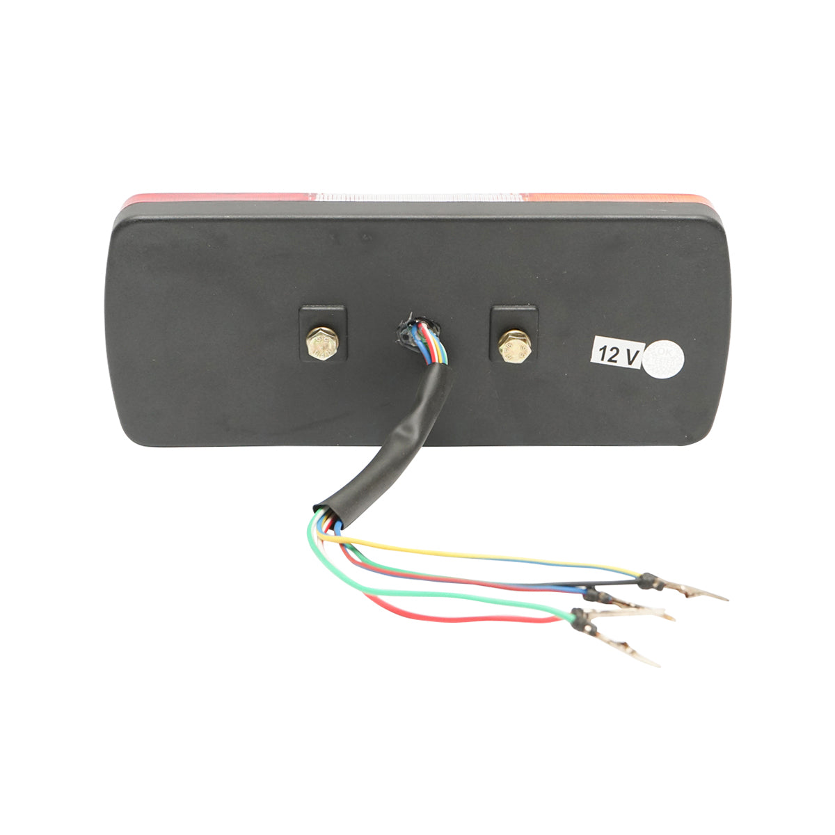 Lampada posteriore rettangolare con 28 LED e 3 compartimenti da 12V