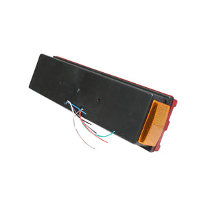 Lampada posteriore sinistra con 7 funzioni e dispersore striato, 480x113x90 mm, per DAF, MB Atego, Breckner Germany