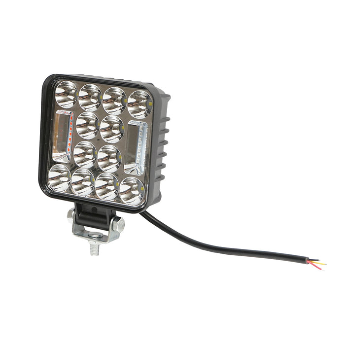 Lampada proiettore combinata con 26 LED, 9-80V, 6500K, 103x48x103mm, IP67, Breckner Germany