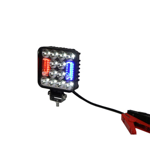 Lampada proiettore combinata con 26 LED, 9-80V, 6500K, 103x48x103mm, IP67, Breckner Germany