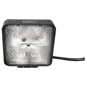 Lampada quadrata con 5 LED, 10-30V, 15W, angolo di radiazione 60°