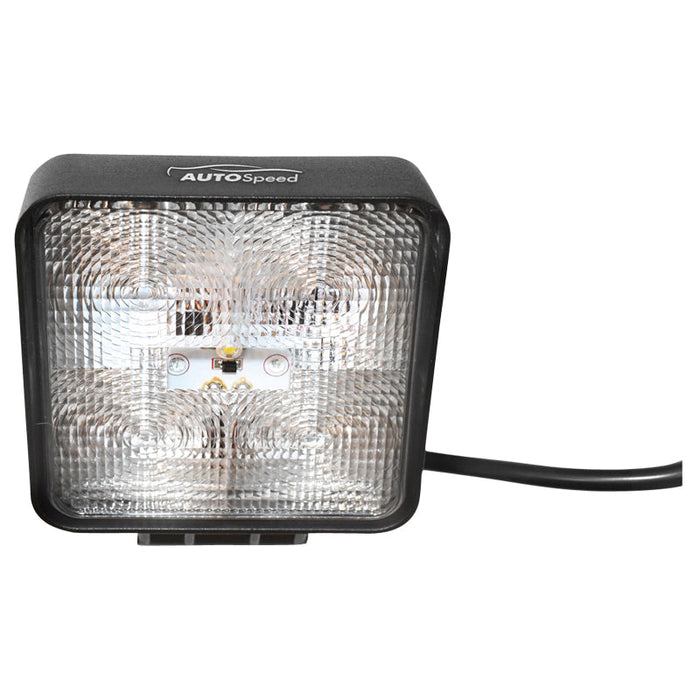 Lampada quadrata con 5 LED, 10-30V, 15W, angolo di radiazione 60°