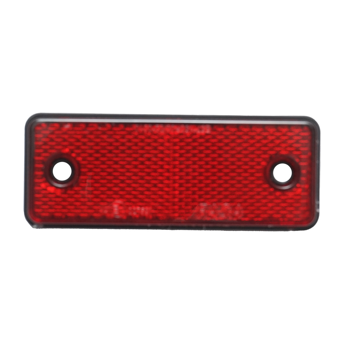 Lampada reflectorizzante rettangolare rossa