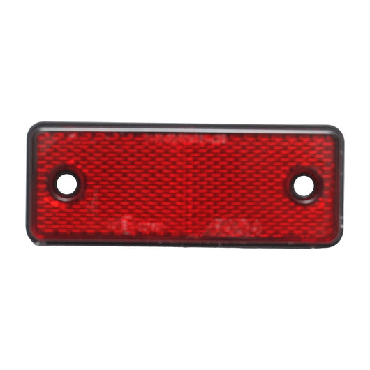 Lampada reflectorizzante rettangolare rossa