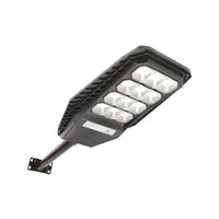 Lampada solare a LED per illuminazione stradale 200W, 6500K, IP65 con sensore di movimento, pannello solare e montaggio su palo