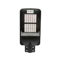 Lampada solare a LED per illuminazione stradale 60W, 6500K, IP65 con sensore di movimento, pannello solare e montaggio su palo