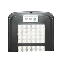 Lampada solare a LED per illuminazione stradale 60W, 6500K, IP65 con sensore di movimento, pannello solare e montaggio su palo