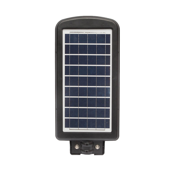 Lampada solare illuminazione stradale a LED 150W, 6500K, luce fredda IP65 con pannello solare e montaggio su palo