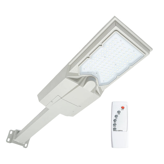 Lampada solare illuminazione stradale a LED 300W, 6500K, IP65 con pannello solare e telecomando