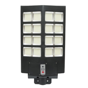Lampada solare illuminazione stradale a LED 800W, 6500K, IP65 con pannello solare sensore di movimento telecomando