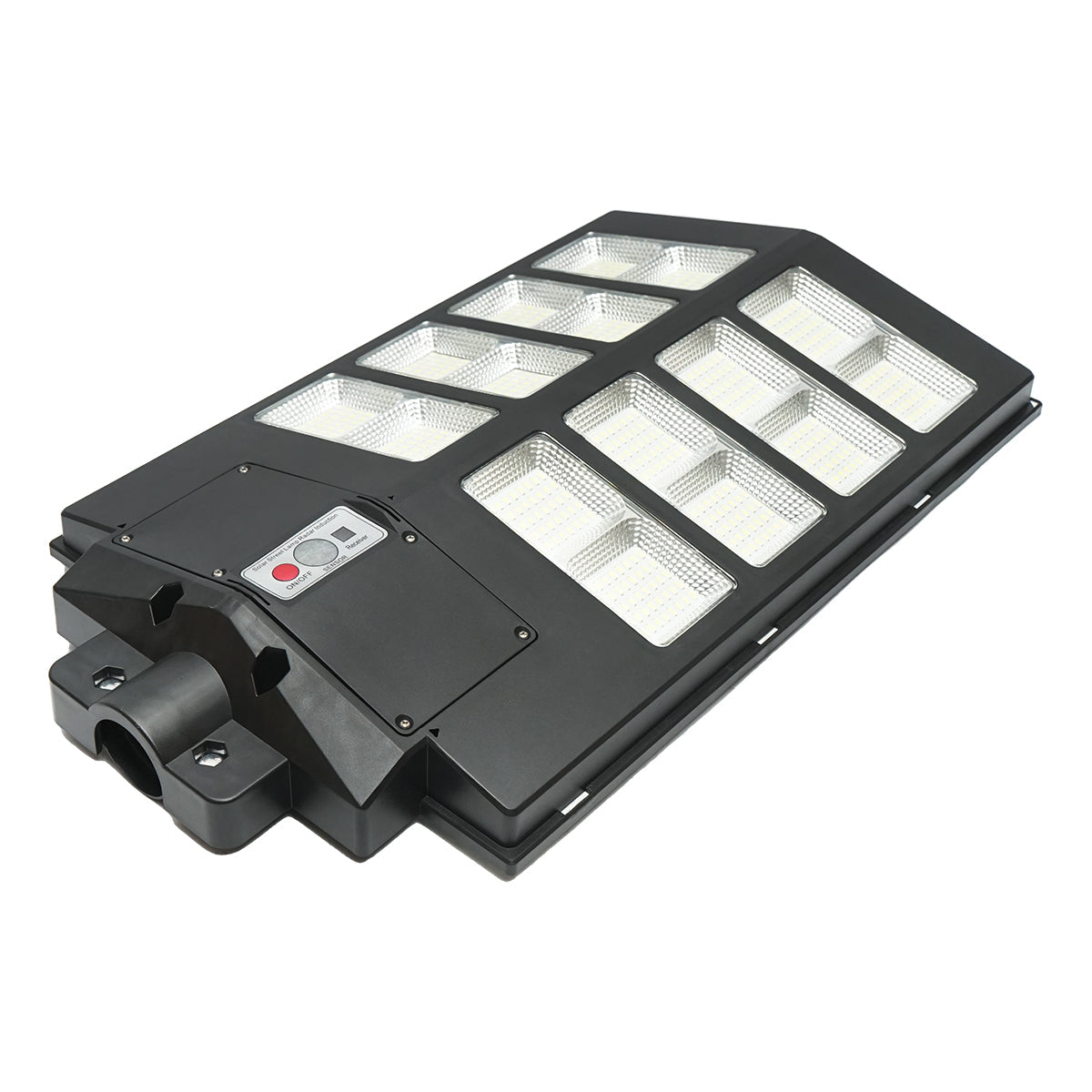 Lampada solare illuminazione stradale a LED 800W, 6500K, IP65 con pannello solare sensore di movimento telecomando