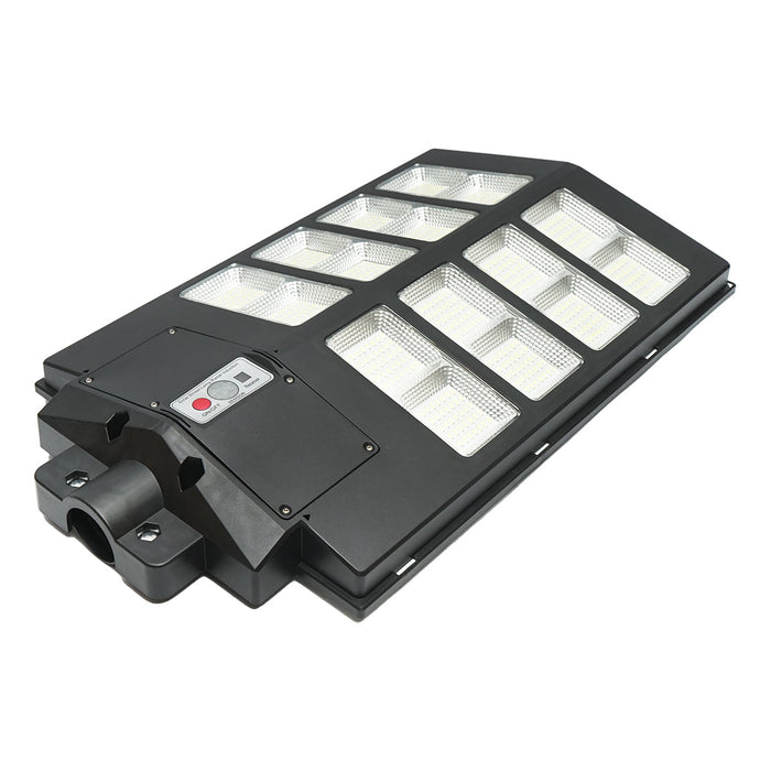 Lampada solare illuminazione stradale a LED 800W, 6500K, IP65 con pannello solare sensore di movimento telecomando
