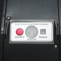 Lampada solare illuminazione stradale a LED 800W, 6500K, IP65 con pannello solare sensore di movimento telecomando