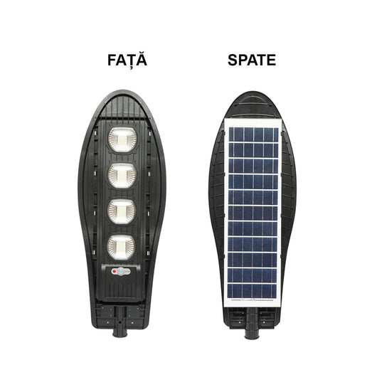 Lampada solare LED 200W per illuminazione stradale con pannello solare e sensore di movimento