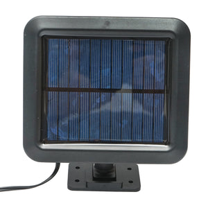 Lampada solare LED 250lm con pannello solare 1W/5,5V, batteria 3,7V/1,5 Ah, telecomando, cavo 5m e sensore di movimento IP44 Breckner Germany