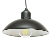 Lampada solare LED 2W con pannello solare 1,5W/5,5V, batteria 3,7V/1,2 Ah e paralume IP54