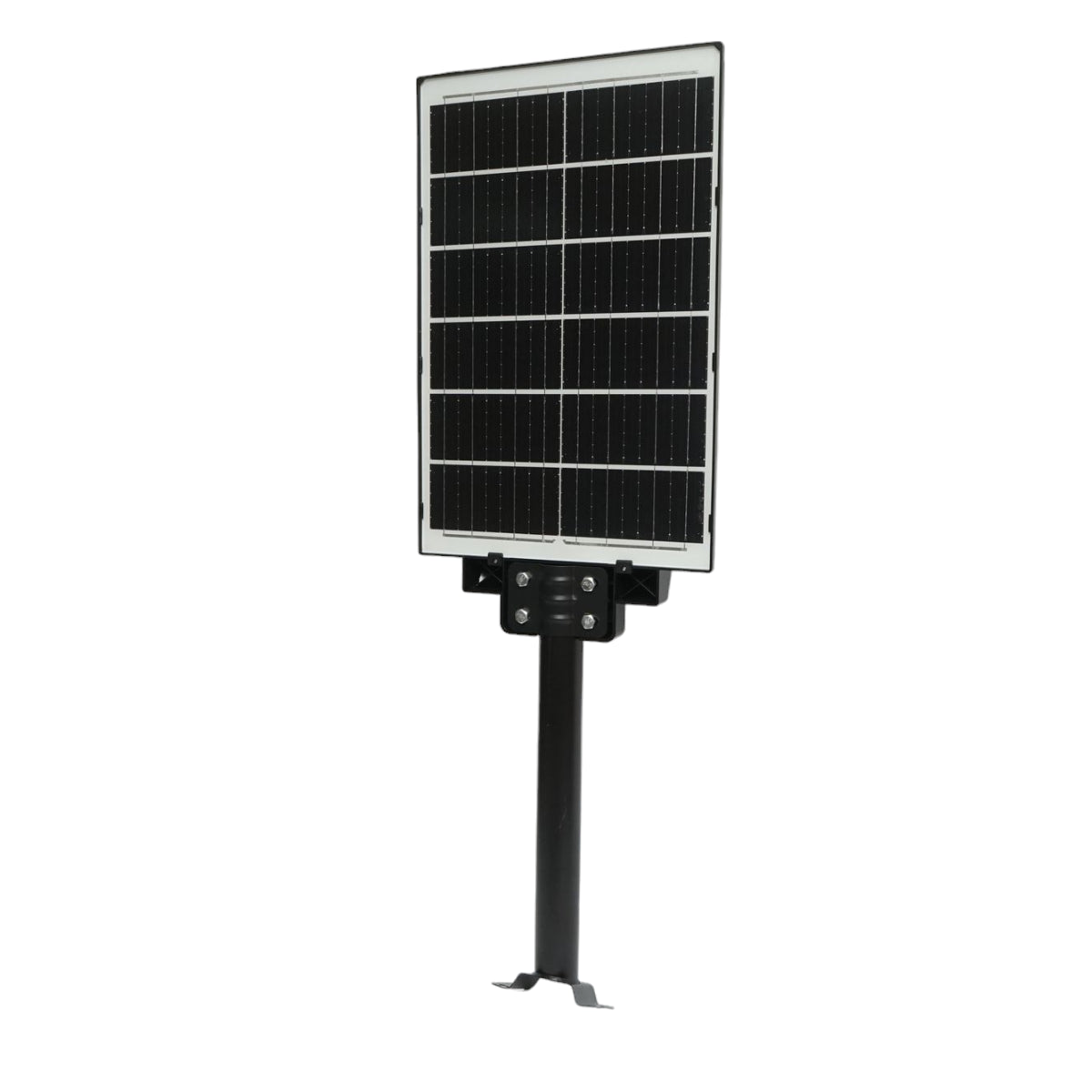 Lampada solare LED 300W illuminazione stradale 6500K con pannello solare, telecomando, sensore di movimento e montaggio su palo