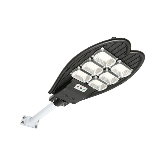 Lampada solare LED 300W per illuminazione stradale con pannello solare e sensore di movimento con attacco a palo