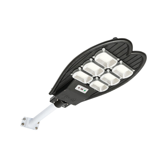 Lampada solare LED 300W per illuminazione stradale con pannello solare e sensore di movimento con attacco a palo