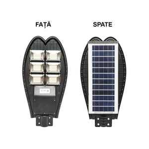 Lampada solare LED 300W per illuminazione stradale con pannello solare e sensore di movimento con attacco a palo