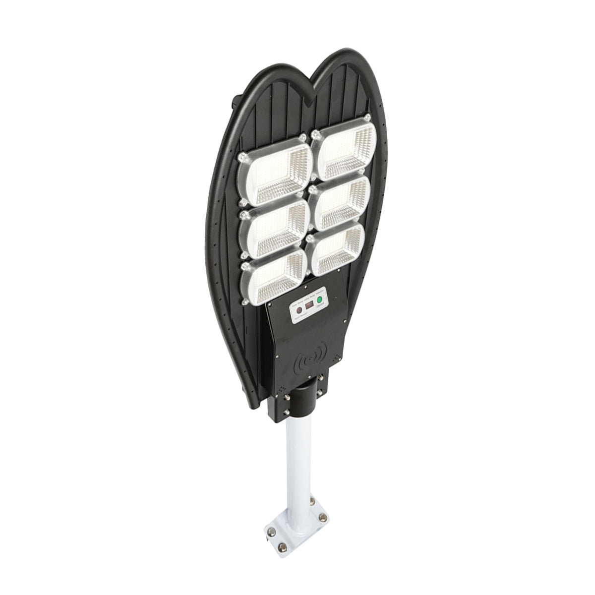 Lampada solare LED 300W per illuminazione stradale con pannello solare e sensore di movimento con attacco a palo