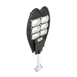 Lampada solare LED 300W per illuminazione stradale con pannello solare e sensore di movimento con attacco a palo