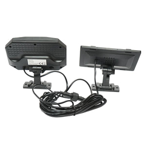 Lampada solare LED 450lm con pannello solare 1,65W/5,5V, batteria 3,7V/1,8 Ah, telecomando, cavo 5m e sensore crepuscolare IP44