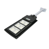 Lampada solare LED illuminazione stradale 150W 6500K con pannello solare 12W, batteria 15000mAh, montaggio su palo IP65