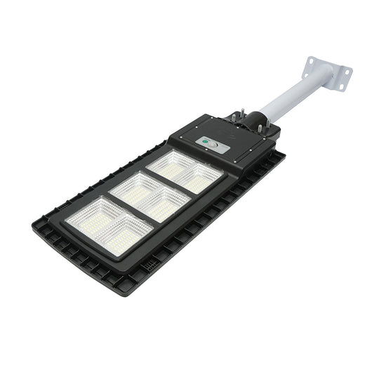 Lampada solare LED illuminazione stradale 150W 6500K con pannello solare 12W, batteria 15000mAh, montaggio su palo IP65