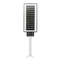 Lampada solare LED illuminazione stradale 150W 6500K con pannello solare 12W, batteria 15000mAh, montaggio su palo IP65