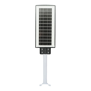 Lampada solare LED illuminazione stradale 150W 6500K con pannello solare 12W, batteria 15000mAh, montaggio su palo IP65