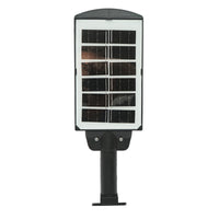 Lampada solare LED illuminazione stradale 6500K con pannello solare 3W, batteria 18000mAh, montaggio su palo IP67