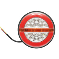 Lampada stop posteriore con LED/NEON, 12-24V, con 4 funzioni, FR0451, Breckner Germany.