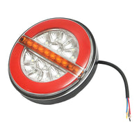 Lampada stop posteriore con LED/NEON, 12-24V, con 4 funzioni, FR0451, Breckner Germany.
