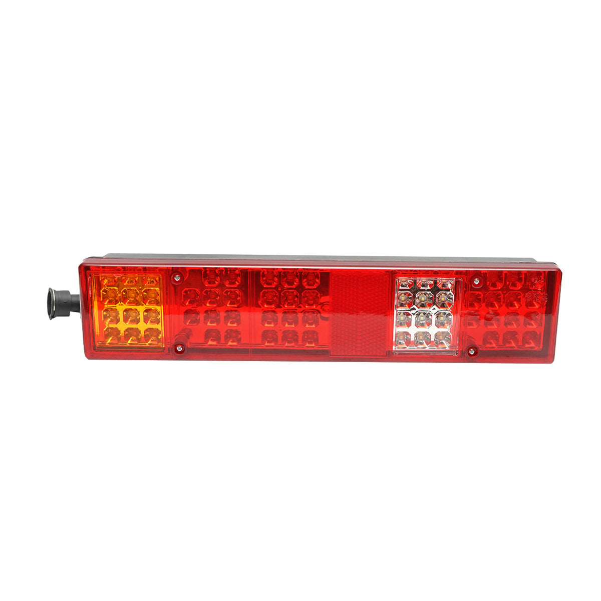 Lampada stop posteriore LED 24V con morsetto e 5 funzioni, 404x95x80 mm, Breckner Germany