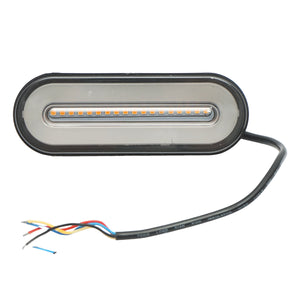 Lampada stop posteriore LED, 12-24V, 122x43x20 mm, segnalazione dinamica, Breckner Germany