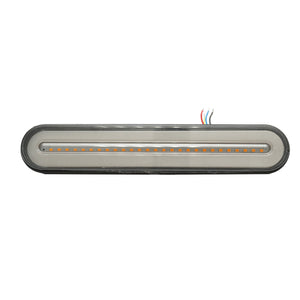 Lampada stop posteriore LED, 12-24V, 235x43x20 mm, segnalazione dinamica, Breckner Germany