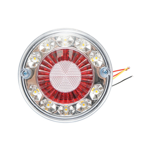 Lampada stop posteriore per camion, LED-SMD, rotonda, 12V, con 3 funzioni HQ, Breckner Germany