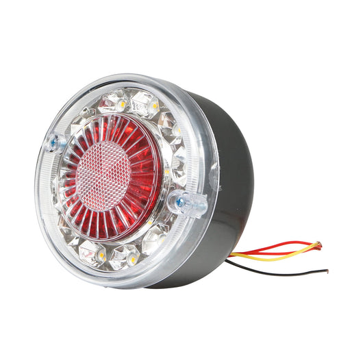 Lampada stop posteriore per camion, LED-SMD, rotonda, 12V, con 3 funzioni HQ, Breckner Germany