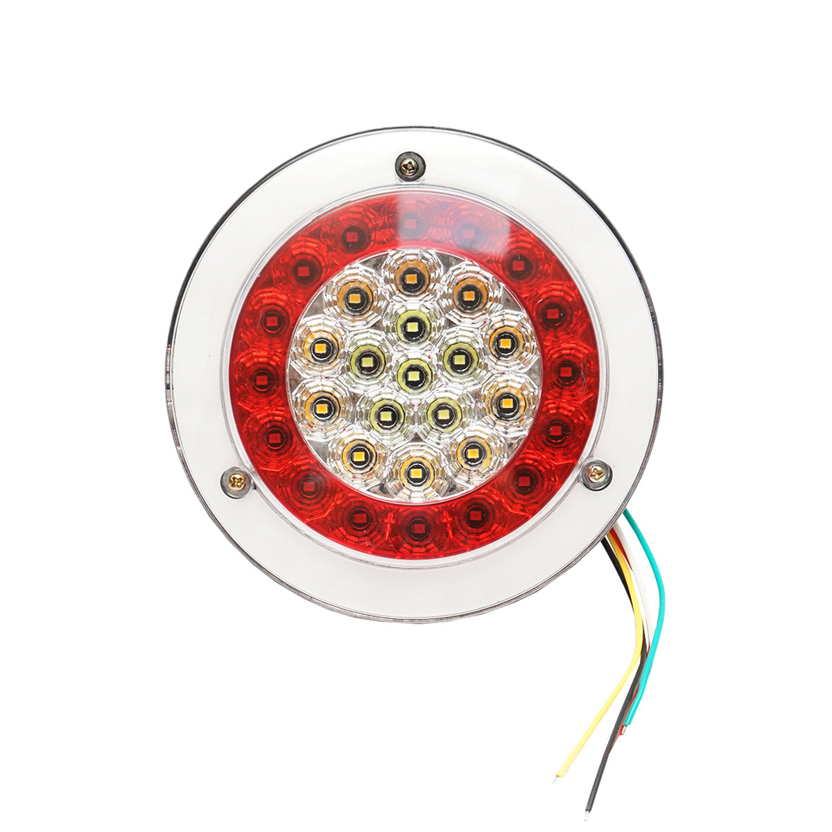 Lampada stop posteriore rotonda con 56 LED, 24V, 150x35 mm, Breckner Germany