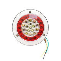 Lampada stop posteriore rotonda con 56 LED, 24V, 150x35 mm, Breckner Germany