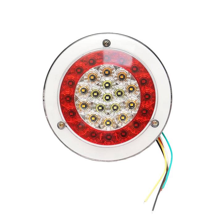 Lampada stop posteriore rotonda con 56 LED, 24V, 150x35 mm, Breckner Germany