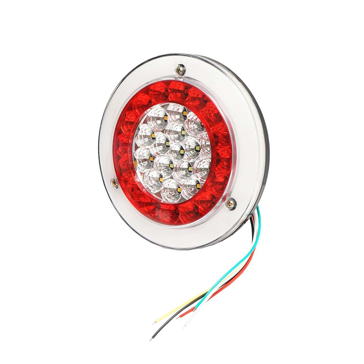 Lampada stop posteriore rotonda con 56 LED, 24V, 150x35 mm, Breckner Germany