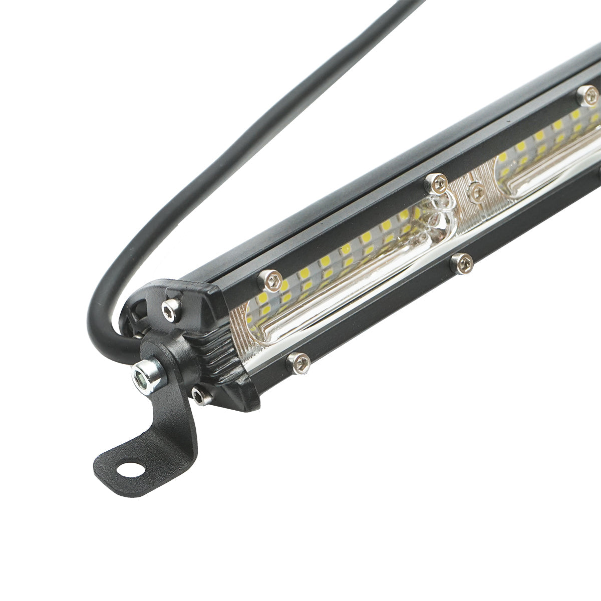 Lampada/proiettore 324W tipo barra con 12 zone, 108 LED SMD, 10-30V, 6000K, 1080x45x75 mm, Breckner Germany