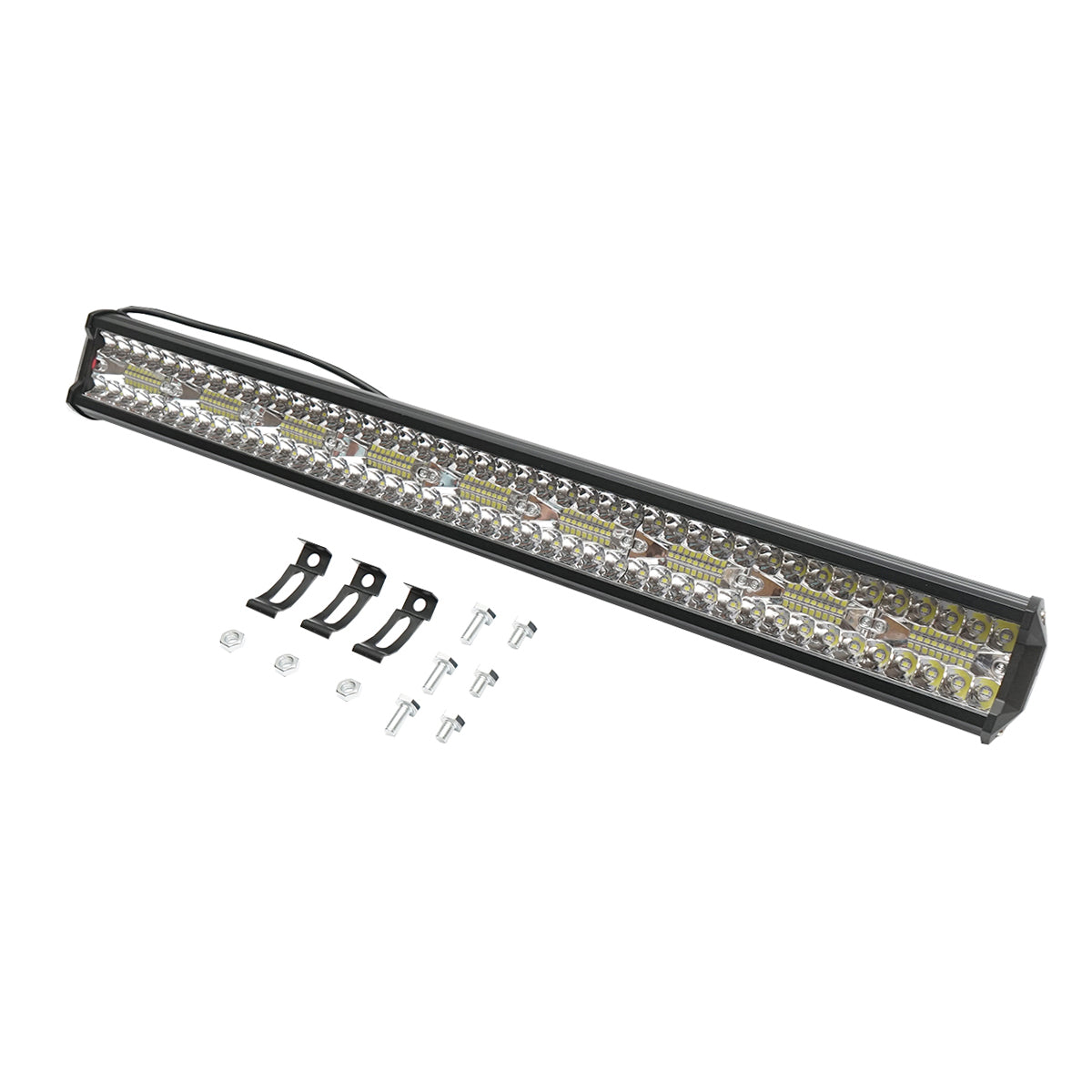 Lampada/proiettore LED tipo barra curva, 540W, 10-30V, 180 LED SMD, 6000K, 670x78x65 mm, Breckner Germany.